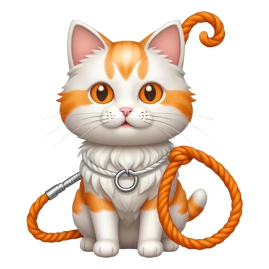 Cat with lasso  sticker