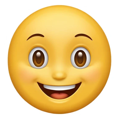 classic happy face with joyful expression sticker