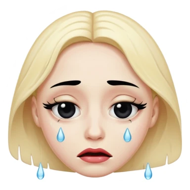 i want an emoji the embodies the lyrics of the song “the abyss” by the weeknd sticker