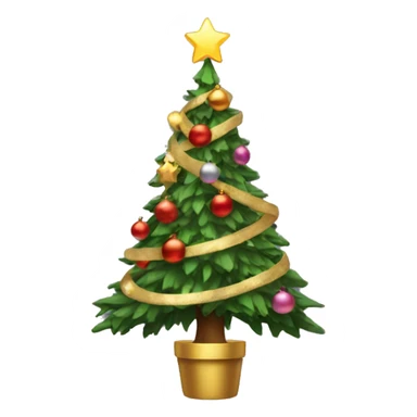 Aesthetic Xmas tree sticker
