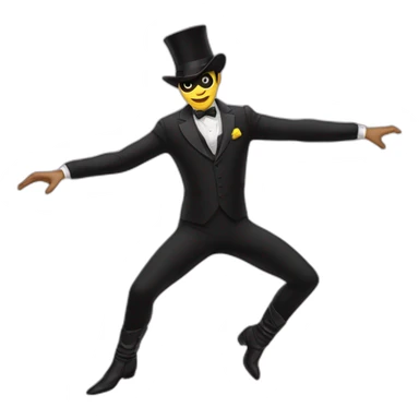 Monsieur gay chauve qui danse sticker