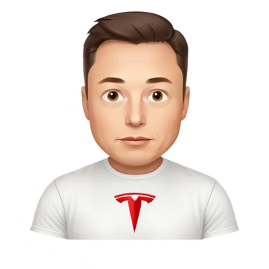 Elon musk with tesla sticker
