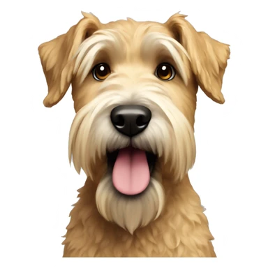Wheaten terrier dog sticker