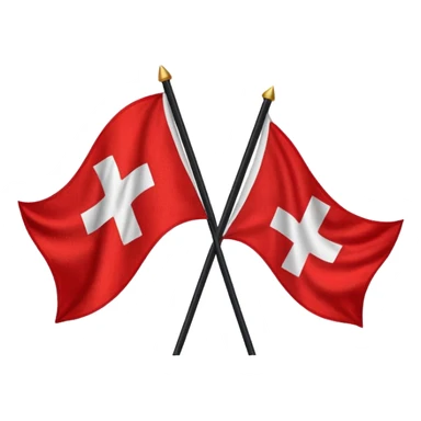 german switzerland flags sticker