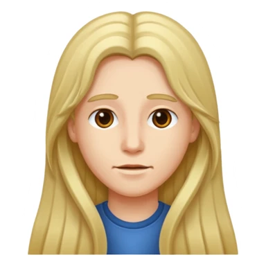 I capelli devono essere lunghi sticker