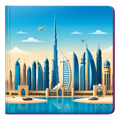 guide to traveling to Dubai sticker