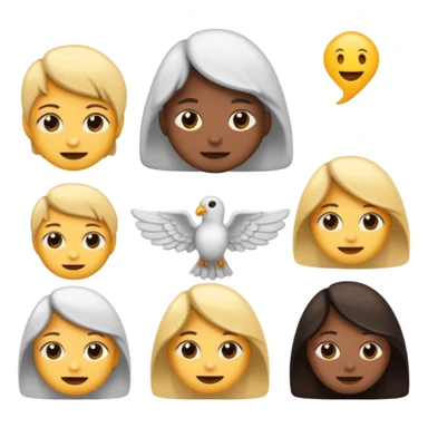 emojis para discord estilo anjo dark diferentes expressões sticker
