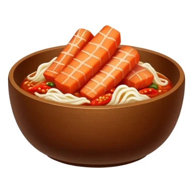 kimmchi dish brown bowl sticker