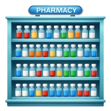 Please create an image of the pharmacy.
Dugstore, Pharmacy. There's no writing on it
Just an image that can show that it's a pharmacy sticker