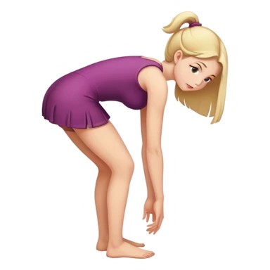 girl Bending over sticker