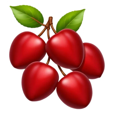 generate an emoji fo coffee cherries sticker