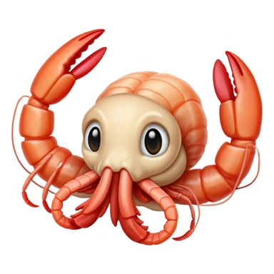 speak no evil shrimp sticker