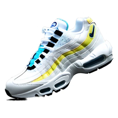 1 Air Max95 noir sticker