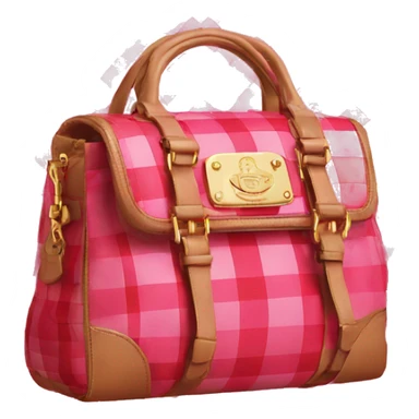 plaid juicy couture bag sticker