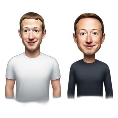 Mark Zuckerberg and Elon Musk sticker