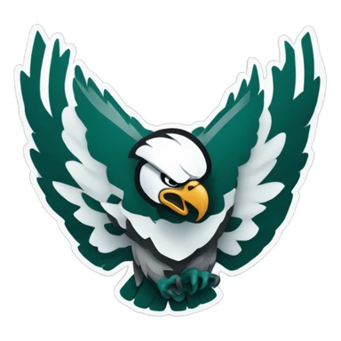 Philadelphia eagles 26, no bad images, no blurry lines sticker