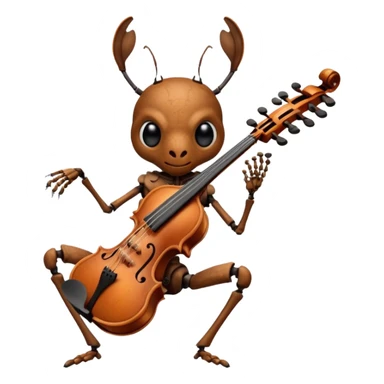 Musician Beetle sticker