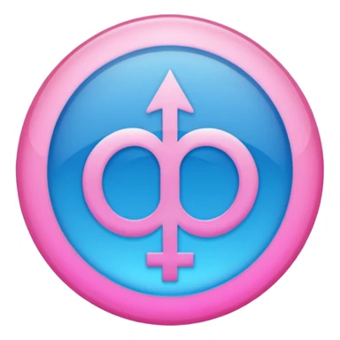 transgender gender symbol sticker