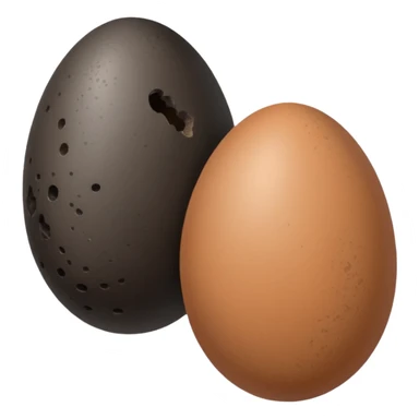 two crow eggs sticker