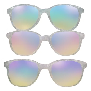 opal Crystal gemstone sunglasses sticker
