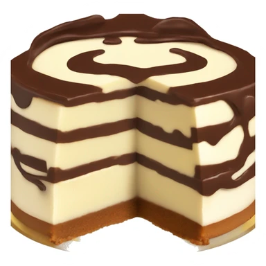 chocolate ny style cheesecake  sticker