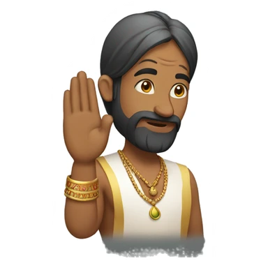 Indian saying namaste sticker