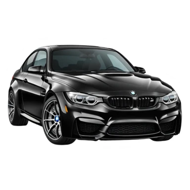 black bmw m3 sticker