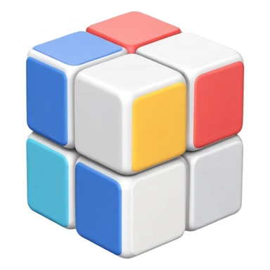 A web page for rubics cube events management platform sticker