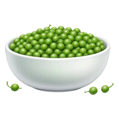 Bowl of peas
 sticker
