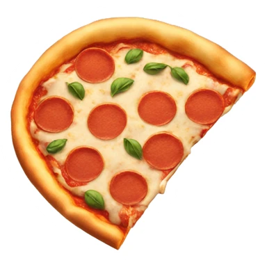 A delicious pizza emoji sticker