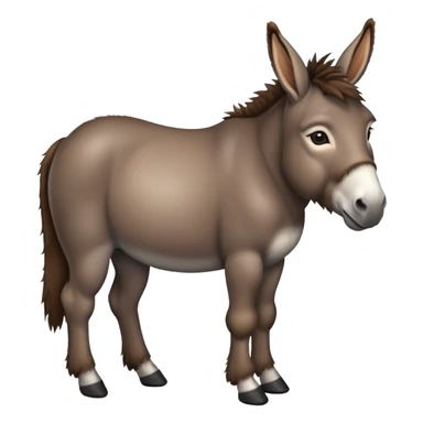 Donkey with a big butt sticker