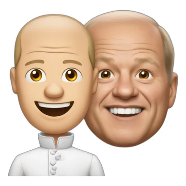 Olaf Scholz am fkk sticker