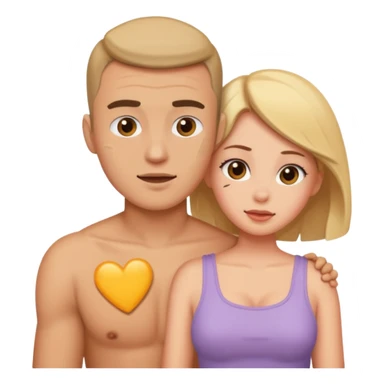 Novio rapado rescatando a su novia sticker