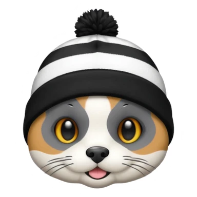 Winter Beanie Pet sticker