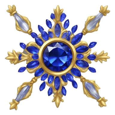 curonne avec plusieurs sapphire sticker