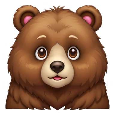 Oso con ojos de corazon sticker