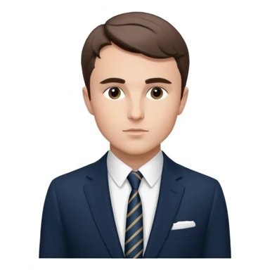 Photo-accurate hyperrealistic real life Charlie Kirk outside VOGUE trendy aesthetic  sticker