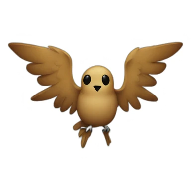 X on dead Twitter bird sticker
