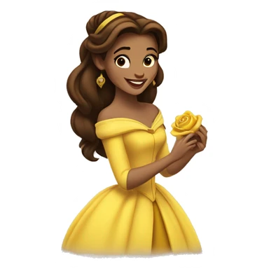 beauty and the beast belle sticker