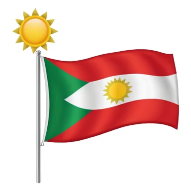 Kurdistan flag sticker