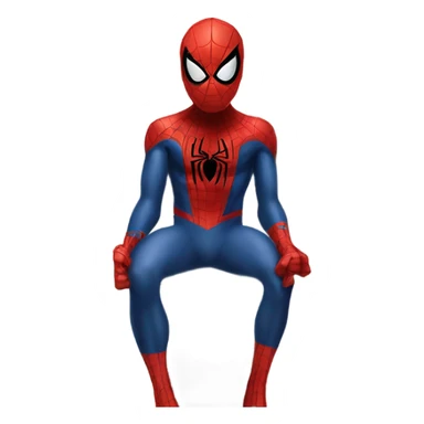 Spider man in a toilet sticker