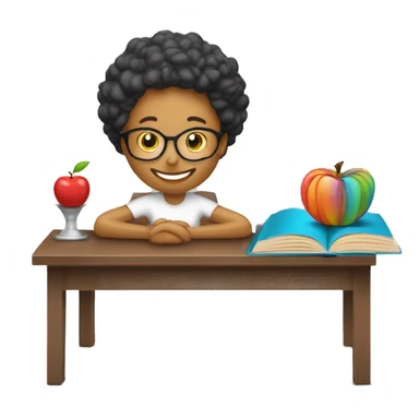 teachers' seminar at the table with books sticker