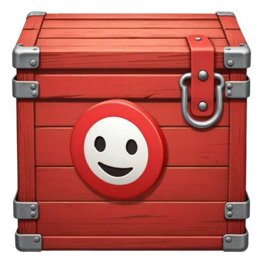 emoji de un simbolo de prohibido y que esté sobre una caja sticker