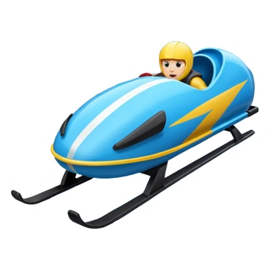 finish line race bobsleigh sticker
