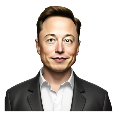 Elon Musk crypto currency  sticker