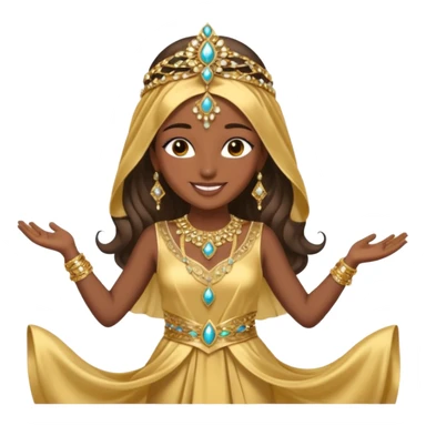 Arabic dancer girl sticker