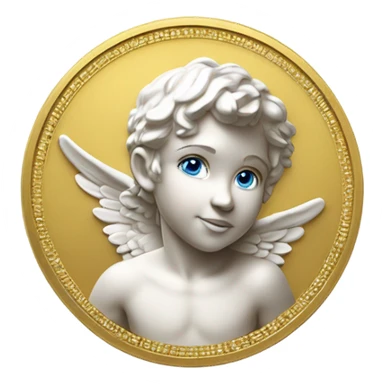 https://www.emojis.com/emoji/https-www-emojis-com-emoji-realistic-pale-cute-cupid-blue-eyes-flying-me6amnym-ACDj6ZVdL9r bas-relief on https://www.emojis.com/emoji/circle-gold-coin-with-laurel-JLuP0JHTVV sticker