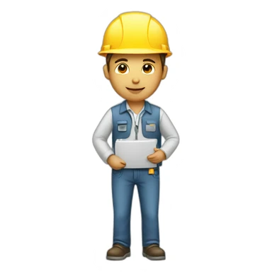 Engineer man pregnant sticker