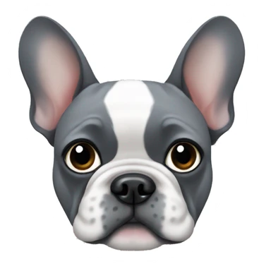 Grey frenchie  sticker