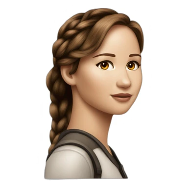 katniss everdeen Hunger Games Jennifer Lawrence sticker